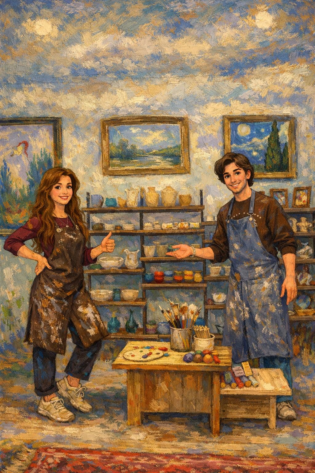 Fluu Studio atölye ekibi — Üsküdar Çamlıca seramik atölyesi